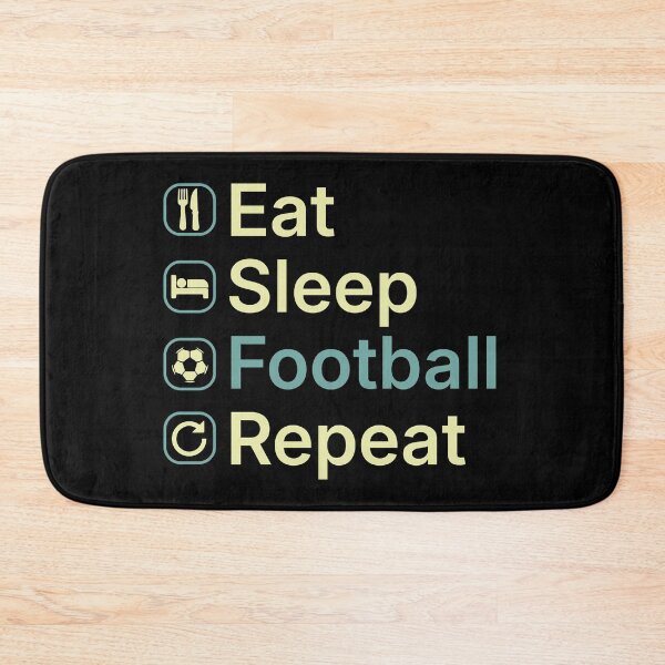Item preview, Eat Sleep Soccer Repeat Funny Football Fan Gift designed and sold by clickbongski.