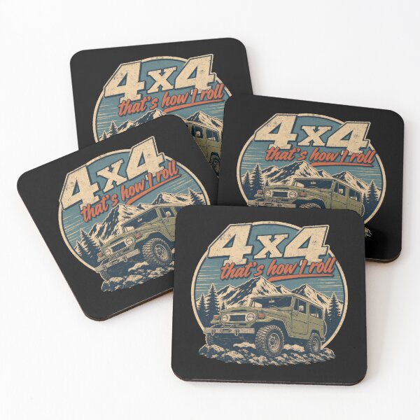 Item preview, 4x4 4wd Offroad Adventure vintage design gift for hikers and nature lovers  designed and sold by LD ART.