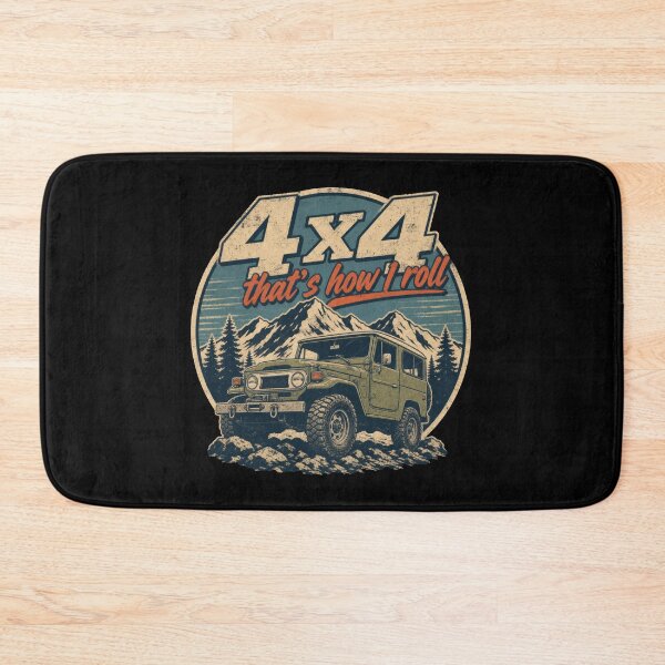 Item preview, 4x4 4wd Offroad Adventure vintage design gift for hikers and nature lovers  designed and sold by LD ART.