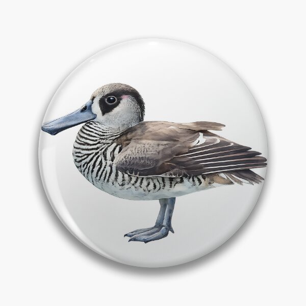 Item preview, Pink-Eared Duck Watercolour Painting designed and sold by Jaruart.