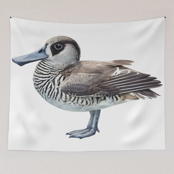 Item preview, Pink-Eared Duck Watercolour Painting designed and sold by Jaruart.