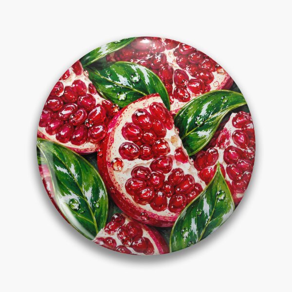 Item preview, Ruby Pomegranate Fruit Pattern Print designed and sold by DjFreeq.