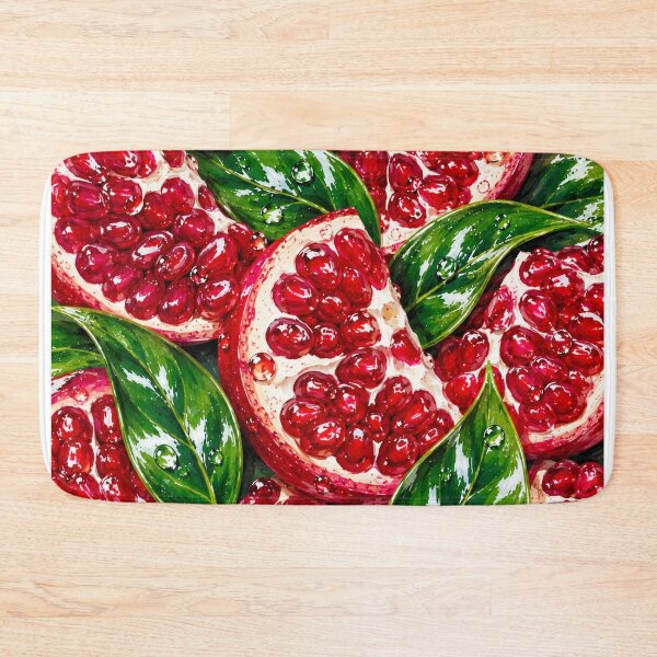 Item preview, Ruby Pomegranate Fruit Pattern Print designed and sold by DjFreeq.