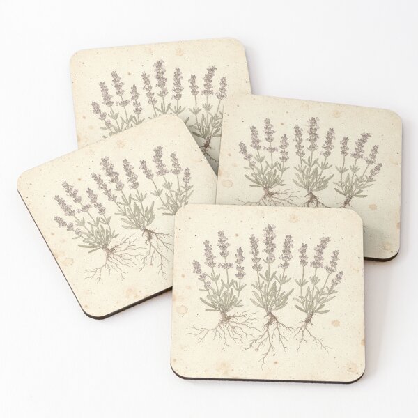 Item preview, Pressed Lavender Botanical Plate designed and sold by PictorialWhimsy.