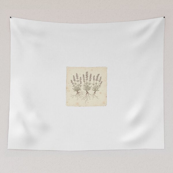 Item preview, Pressed Lavender Botanical Plate designed and sold by PictorialWhimsy.