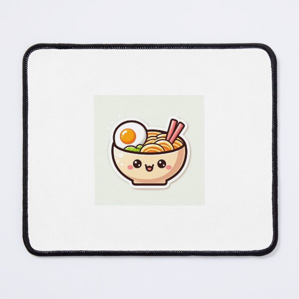 Item preview, Kawaii Ramen Bowl Sticker | Cute Japanese Noodles designed and sold by PastelPawsArt.