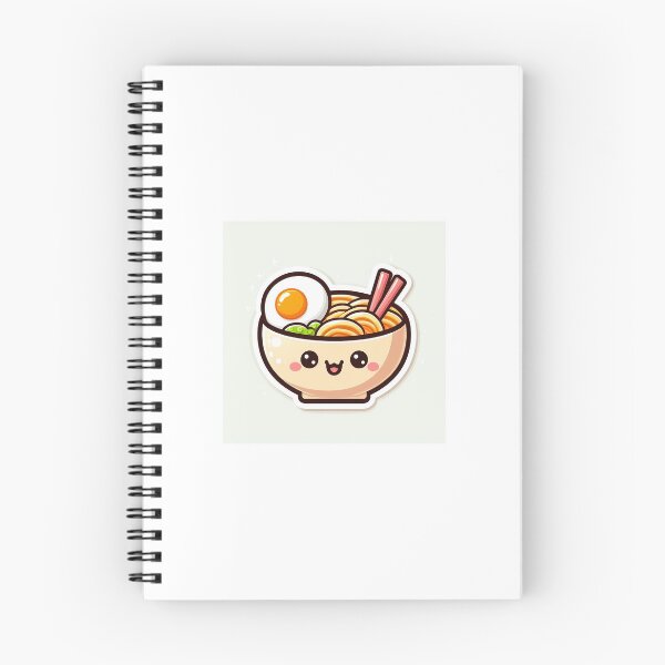 Item preview, Kawaii Ramen Bowl Sticker | Cute Japanese Noodles designed and sold by PastelPawsArt.