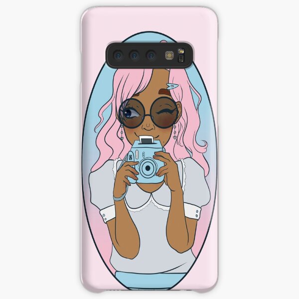 Pastel Instant Camera Girl Samsung Galaxy Snap Case