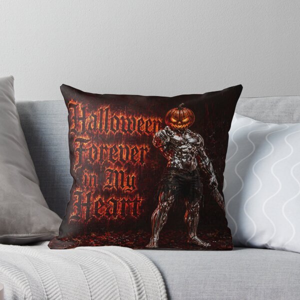 Item preview, Halloween Forever in My Heart Chrome Pumpkin Monster designed and sold by Aimaniia666.
