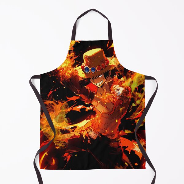 Item preview, Portgas D Ace One Piece Blazing Pirate Anime Aura designed and sold by justnickthings.