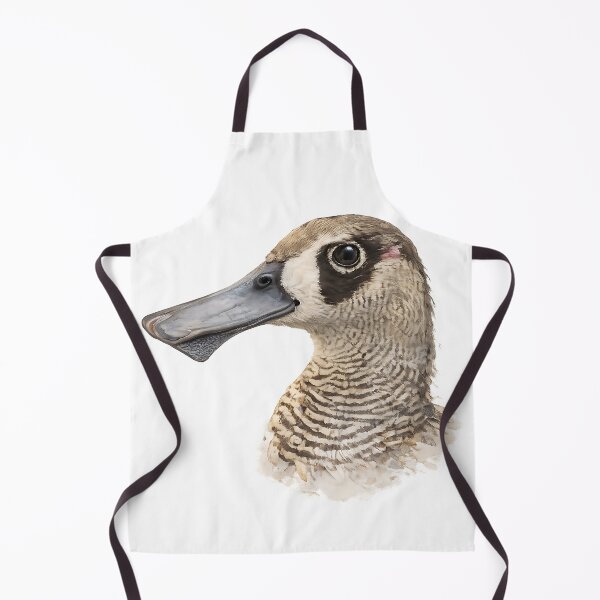 Item preview, Pink-Eared Duck Portrait Watercolour designed and sold by Jaruart.
