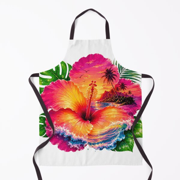 Item preview, Tropical Hibiscus Beach Sunset designed and sold by JasKei-Designs.