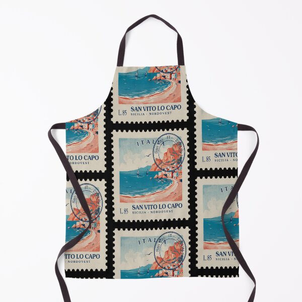 Item preview, San Vito Lo Capo Sicily Postage Stamp Travel Sticker designed and sold by stickercuffs.
