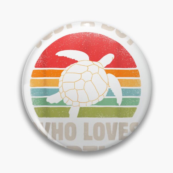 Item preview, Turtle Just A Boy Who Loves Turtles Reptiles Retro Vintage T-Shirt designed and sold by gidget-gadget.