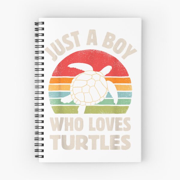 Item preview, Turtle Just A Boy Who Loves Turtles Reptiles Retro Vintage T-Shirt designed and sold by gidget-gadget.