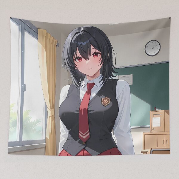 Item preview, Umi Asanagi Second Prettiest Girl Classroom Uniform Calm Gaze designed and sold by justnickthings.