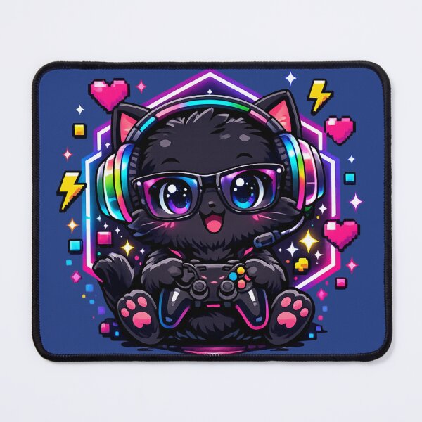 Item preview, RGB Gaming Cat designed and sold by NovaCraft.