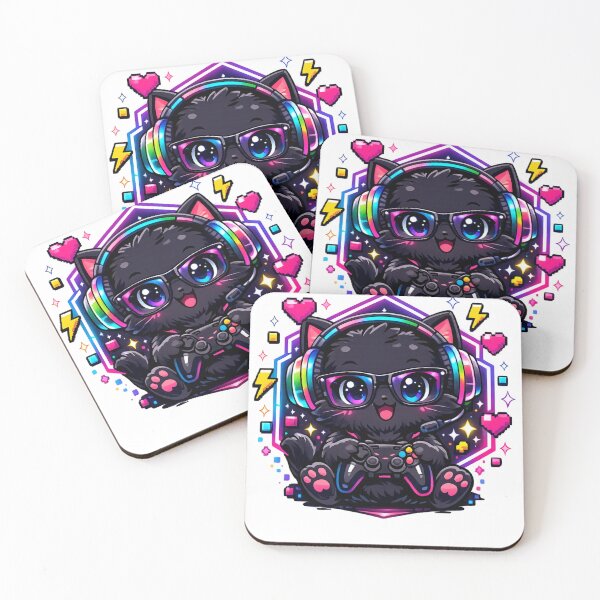 Item preview, RGB Gaming Cat designed and sold by     NovaCraft.