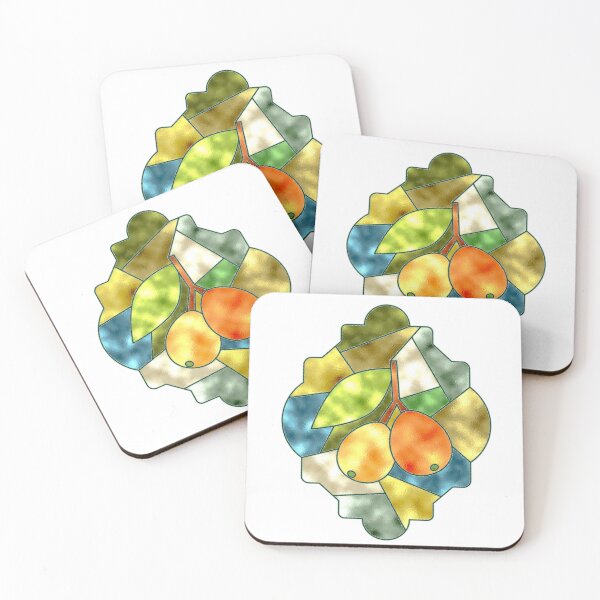 Item preview, Nagasaki Loquat in Stained Glass Style designed and sold by Nespera-Store.