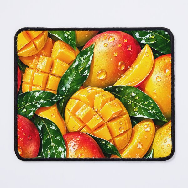 Item preview, Juicy Mango Fruit Pattern Tropical Print designed and sold by DjFreeq.
