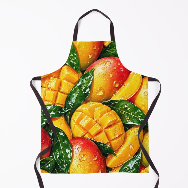 Item preview, Juicy Mango Fruit Pattern Tropical Print designed and sold by DjFreeq.
