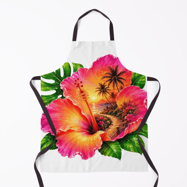 Item preview, Tropical Hibiscus Sunset Boardwalk designed and sold by JasKei-Designs.