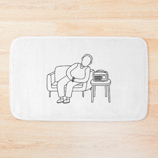 Item preview, Uncle Sleeping Beside Old Radio designed and sold by rasagamastore.