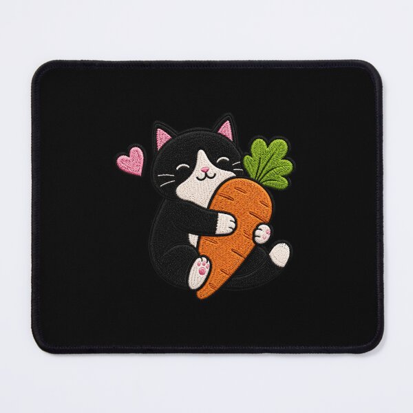 Item preview, Cat Hugging Giant Carrot designed and sold by ColorSplash123.