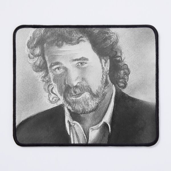 Item preview, Finbar Furey Pencil Portrait Print | Irish Folk Music Art designed and sold by ConorKeeganArt.