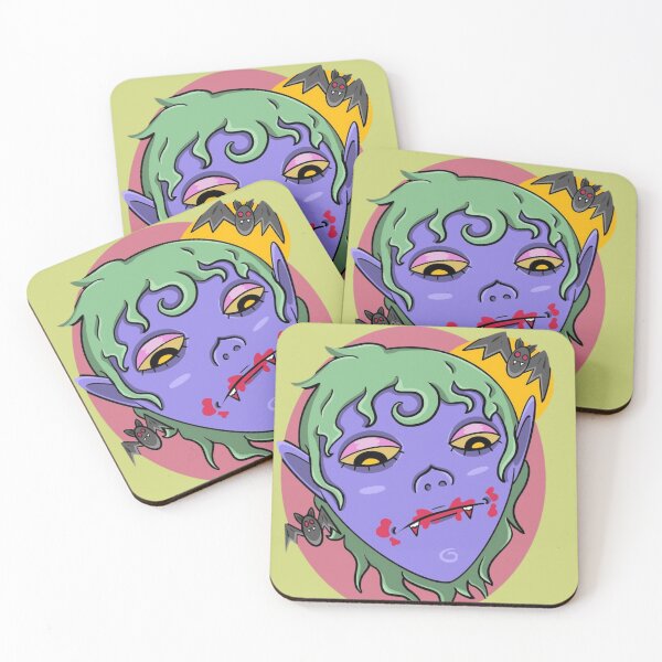 Item preview, Tired Vampire Face designed and sold by GETWEIRDLY.