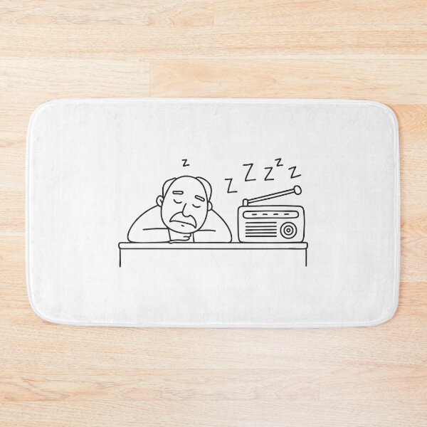 Item preview, An uncle resting on a table beside an antique radio designed and sold by rasagamastore.