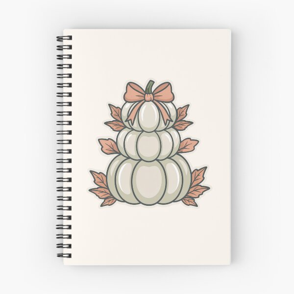Item preview, White Pumpkin Bow Stack Sticker designed and sold by TrendMorphic.