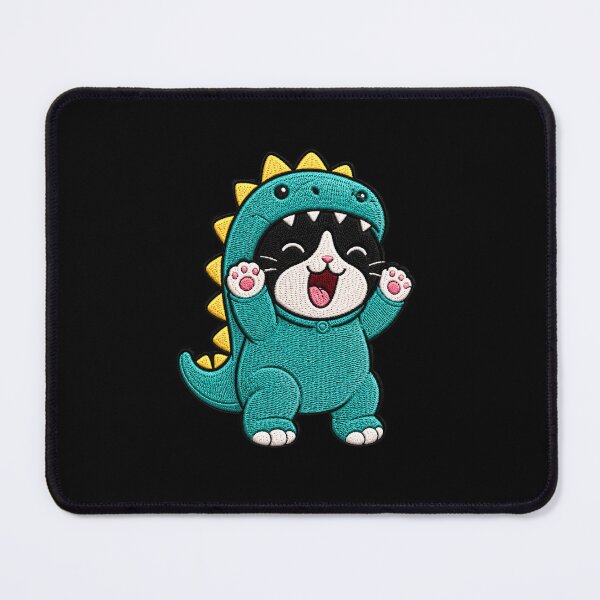Item preview, Cat Wearing Dinosaur Costume designed and sold by ColorSplash123.