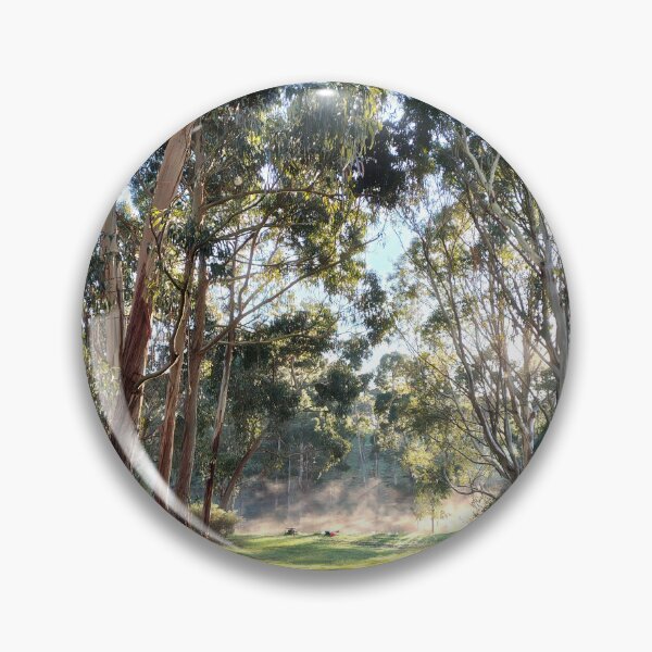 Item preview, Morning Mist Through the Gum Trees at Magpie Springs designed and sold by MagpieSprings.
