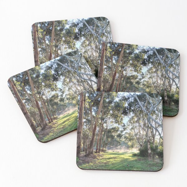 Item preview, Morning Mist Through the Gum Trees at Magpie Springs designed and sold by MagpieSprings.