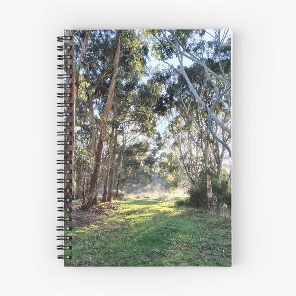 Item preview, Morning Mist Through the Gum Trees at Magpie Springs designed and sold by MagpieSprings.