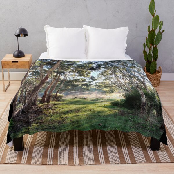 Item preview, Morning Mist Through the Gum Trees at Magpie Springs designed and sold by MagpieSprings.