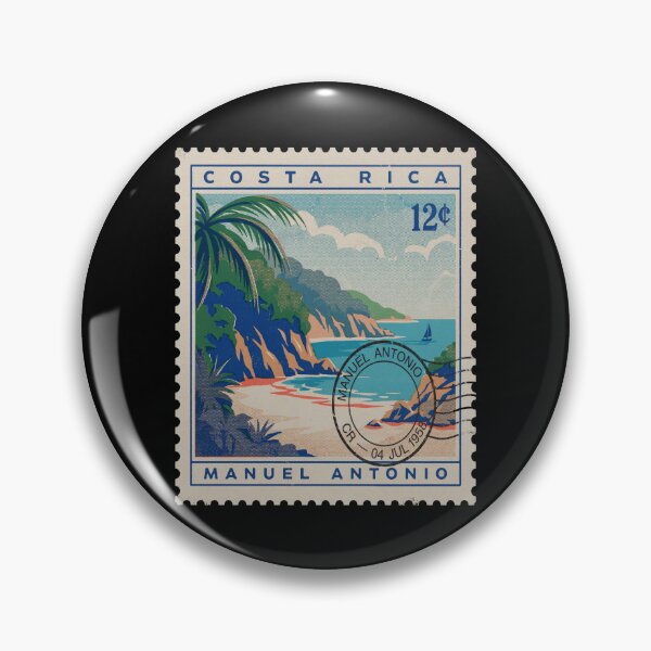 Item preview, Manuel Antonio Costa Rica Pacific Postage Stamp Sticker designed and sold by stickercuffs.