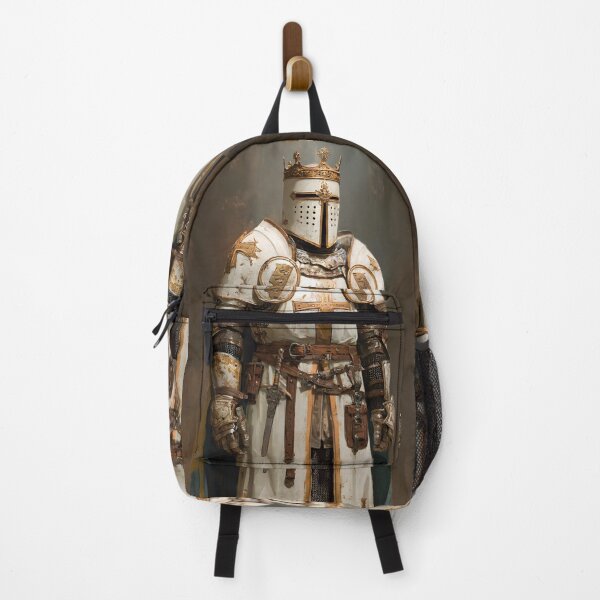Item preview, Templar Knight King Crusader Golden Armor Medieval Lord Art designed and sold by GrinGalore.