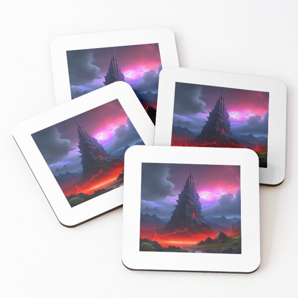 Item preview, WIZARDS TOWER ON THE MOUNTAIN designed and sold by Catalina Kate.