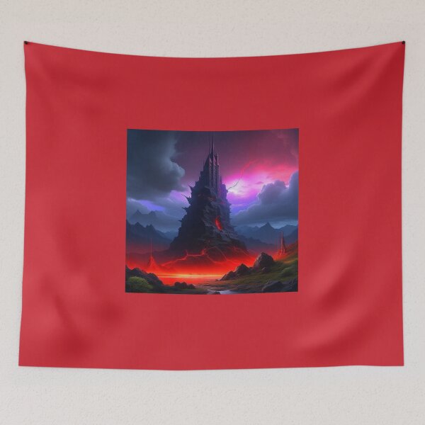 Item preview, WIZARDS TOWER ON THE MOUNTAIN designed and sold by Catalina Kate.