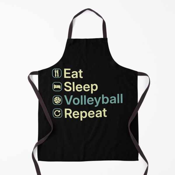 Item preview, Eat Sleep Volleyball Repeat Funny Volleyball Player Gift designed and sold by clickbongski.