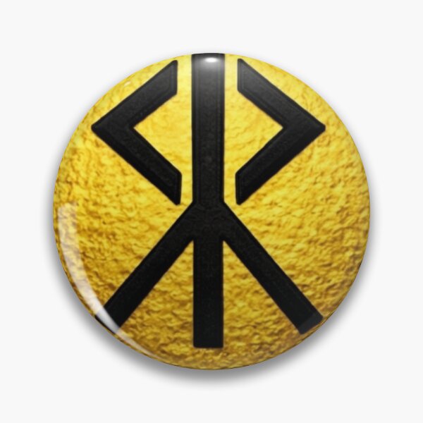 Item preview, Courage Rune Symbol – Viking Gold Emblem designed and sold by Synthos1978.