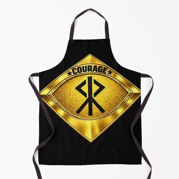 Item preview, Courage Rune Symbol – Viking Gold Emblem designed and sold by Warrior’s Path.