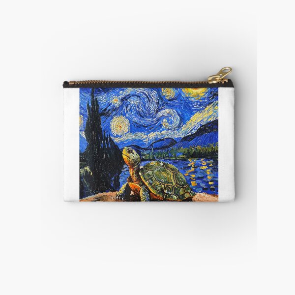 Item preview, Turtle Tortoise Van Gogh Style Starry Night Graphic T-Shirt designed and sold by KTY-NUSS.