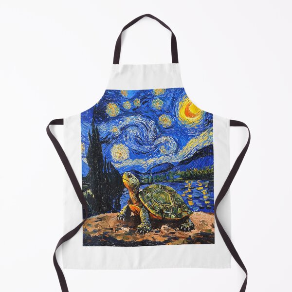 Item preview, Turtle Tortoise Van Gogh Style Starry Night Graphic T-Shirt designed and sold by KTY-NUSS.