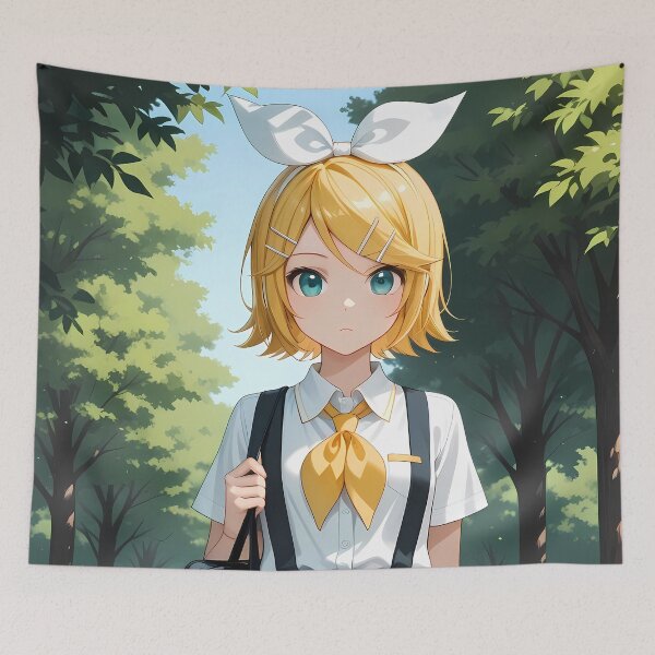 Item preview, Kagamine Rin VOCALOID Estilo escolar de paseo por el bosque designed and sold by justnickthings.