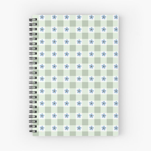 Item preview, Sage Green Gingham Flower Pattern designed and sold by Zaya_art.