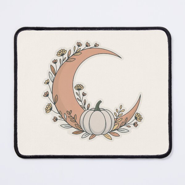 Item preview, Floral Crescent Moon Sticker designed and sold by TrendMorphic.