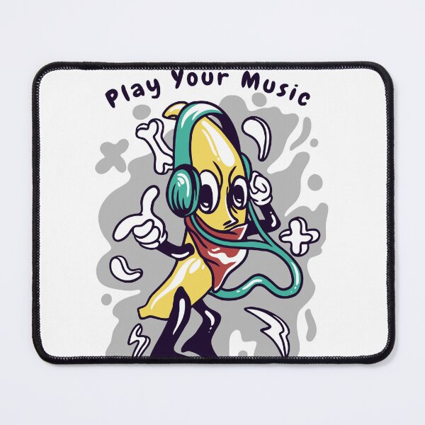 Item preview, cool banana play music designed and sold by GravicPopart21.